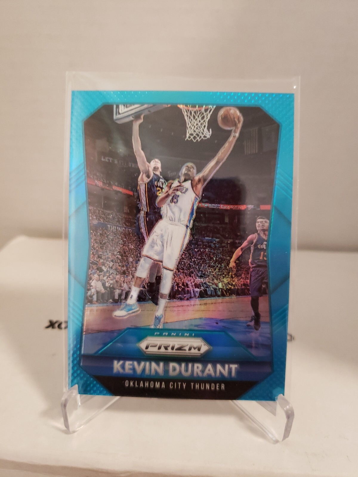 2015-16 Panini Prizm Light Blue Prizm Kevin Durant 74/199 #96 Phoenix Suns FHOF 