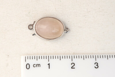 Cute clasp in gold 585 with pink quartz