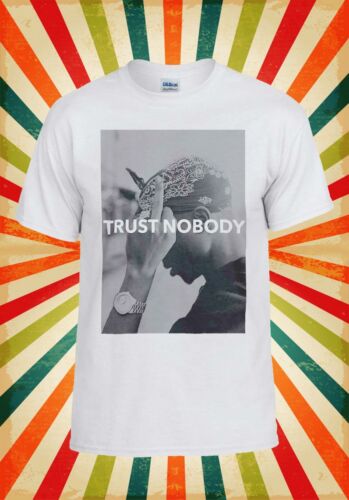 Tupac 2 Pac Shakur Trust Nobody Funny Men Women Vest Tank Top Unisex T Shirt 22 - Afbeelding 1 van 10