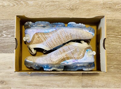 Nike Air VaporMax 2020 FK OATMEAL WMNS NIKE AIR VAPORMAX 2020 FK FLYKNIT OATMEAL BROWN-WHITE  main image 4