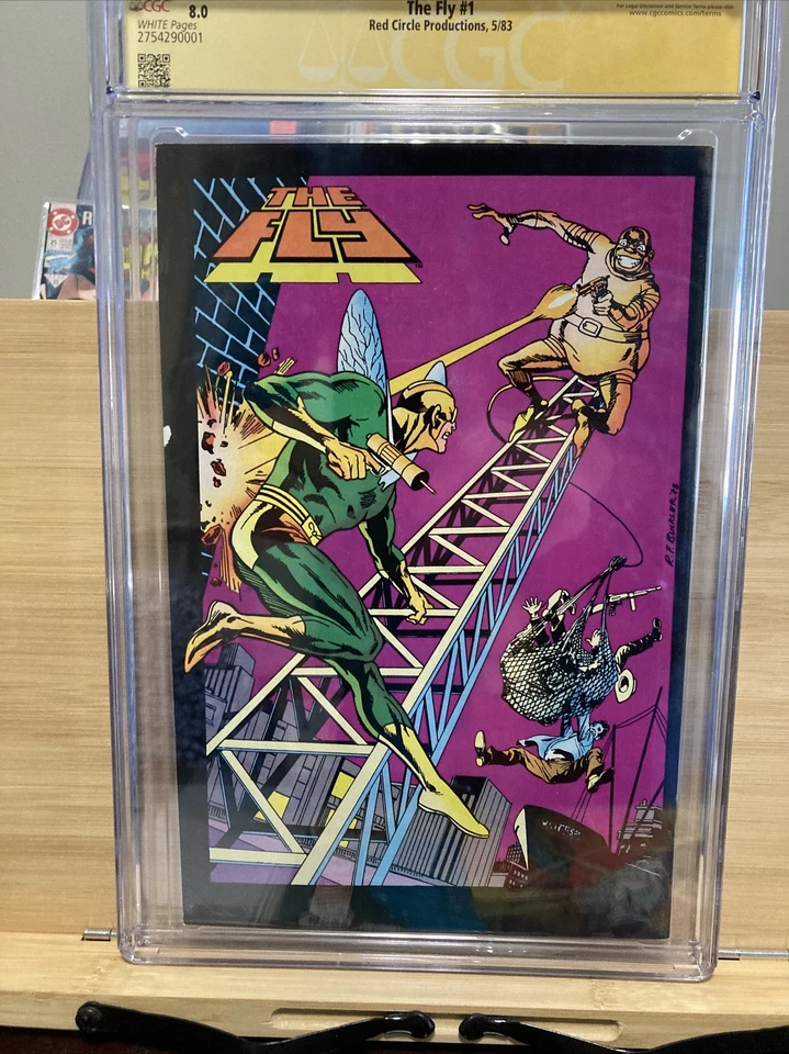 The FLY #1 Red Circle /Archie (1983) Signed by STERANKO CGC 8.0 - Image 3 of 3