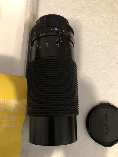 Canon K581 Kalimar 80-200mm F3.9 Automatic one touch multi-coated macro zoom - Picture 4 of 12