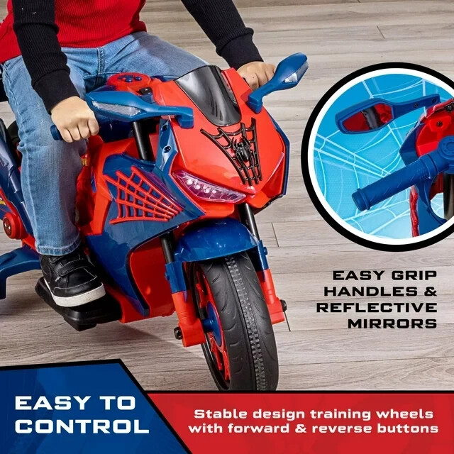 spider man 6v motorcycle