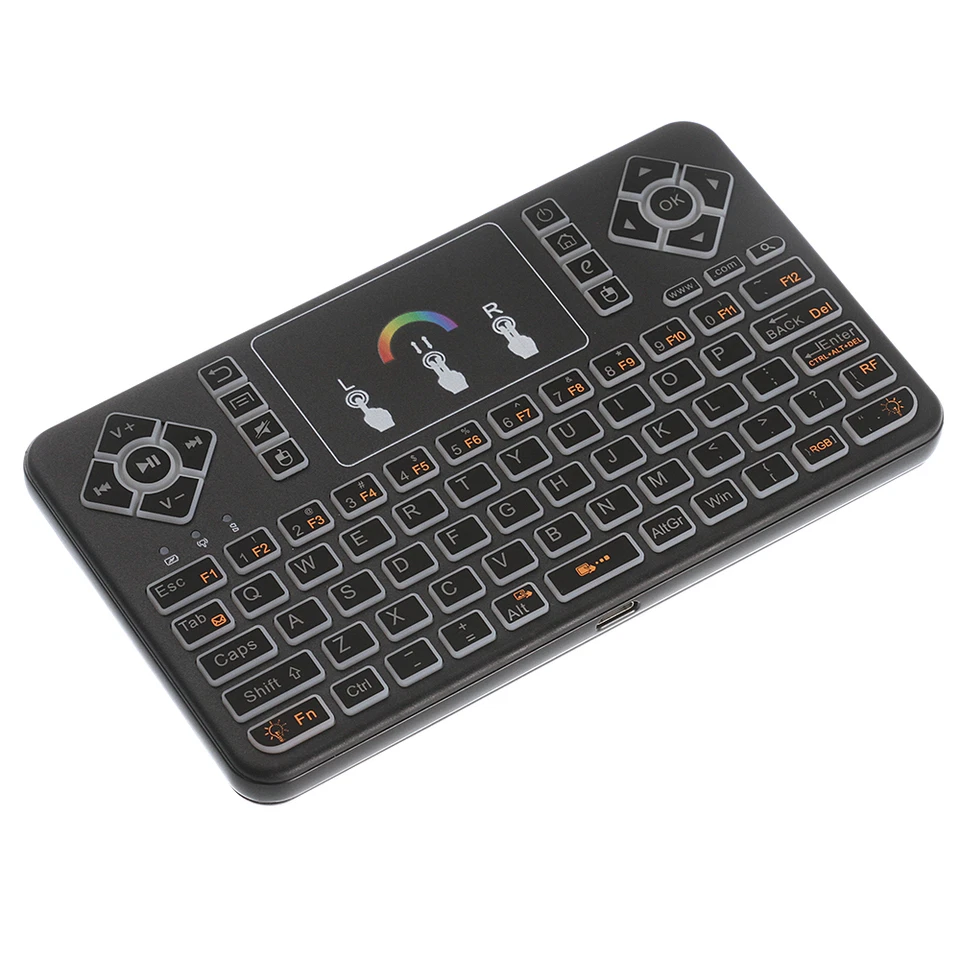 Q9 2.4GHz Fly Air Mouse Wireless Keyboard Remote For PC Android TV BOX BACKLIGHT - Image 4 of 4
