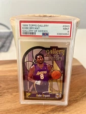 🔥1999 Topps Gallery -Gallery of Heroes- Kobe Bryant Stained Glass-Lakers-Rare!