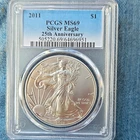 U.S. Mint 2011 American Silver Eagle 25th Anniv PCGS MS69 #64696951