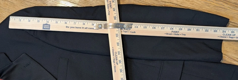 Esmoquin Ralph Lauren para hombre 100 % lana 42T negro B20 Foto 4 de 4