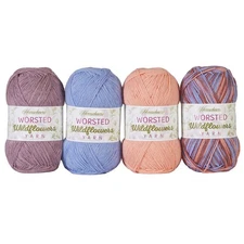 Herrschners® Worsted 8 Wildflowers Yarn Pack