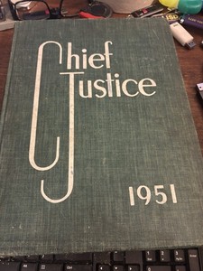 1951 MARSHALL UNIVERSITY CHIEF JUSTICE YEARBOOK HUNTINGTON WV