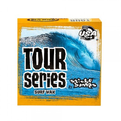 Sticky Bumps Tour Series Surf Wax Warm/Trop, 3 Pack Set