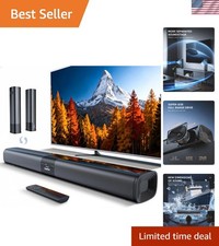 Sound Bar for Smart TV, Detachable Soundbar TV Speaker with Bluetooth/ARC/Opt...