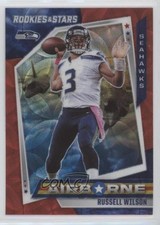 2021 Panini Rookies & Stars Airborne Red Scope Prizm Russell Wilson #AB-6 8em
