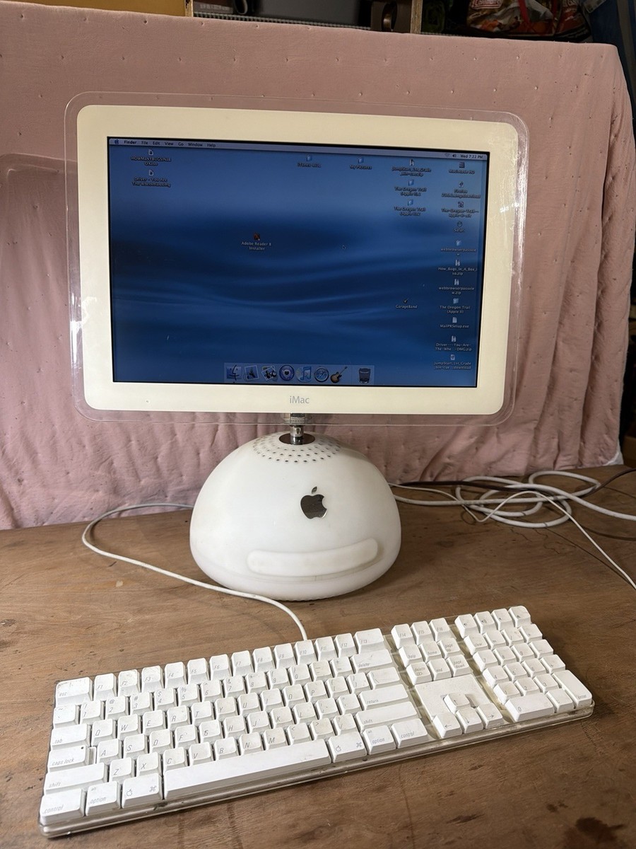 Apple iMac G4 Desktop Computer 2002 M6498 with Keyboard & Mouse