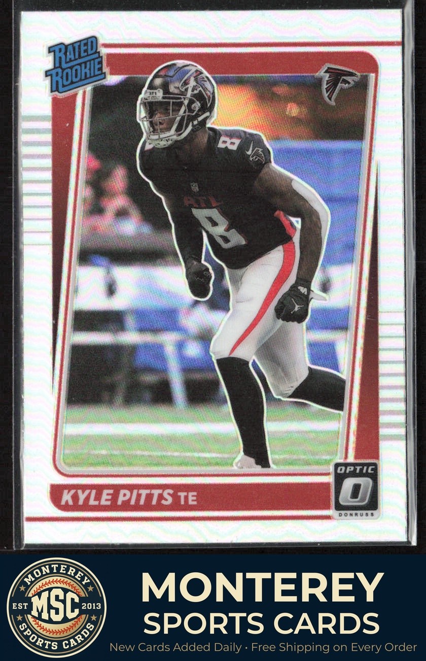 Kyle Pitts 2021 Donruss Optic Holo RC #211 Atlanta Falcons