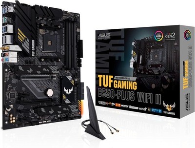 ASUS TUF Gaming B550-Plus WIFI II Mainboard AMD Ryzen B550 Sockel AM4 PCIe 4.0
