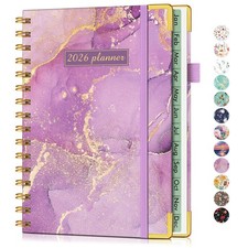 2026 Planner, Hardcover Weekly and Monthly Planner for Women,