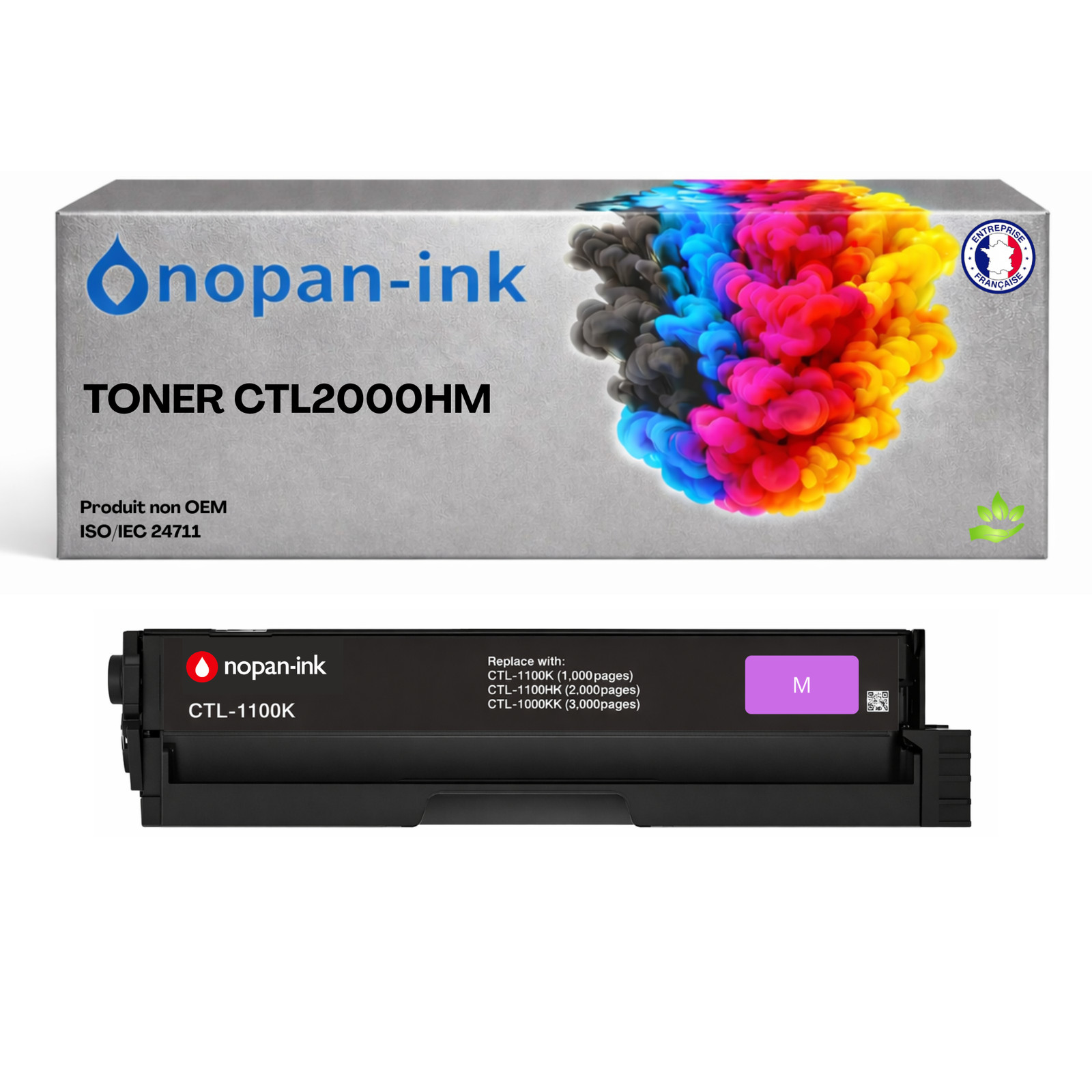 Toner CTL2000HM magenta compatible Pantum pour rapports de bureau