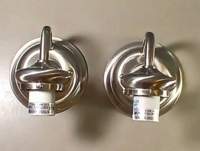 Unbranded Light Brushed Nickel Wall Sconce without Shades