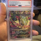 2015 Pokémon XY M Rayquaza EX Full Art #105 Roaring Skies PSA 7 NM