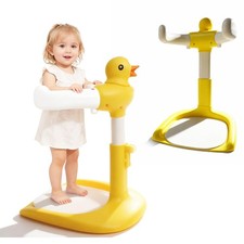 Baby Shower Stand Adjustable Toddler Shower Standing Support with Anti-Slip B...