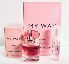 Giorgio Armani My Way Nectar Eau de Parfum Mini 7 mL  Nectar Sample 1.2 mL NEW