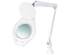 Produktbild - LIVARNO home Lupenleuchte mit Klemmfunktion 5 Dioptrien Tischleuchte *B-Ware