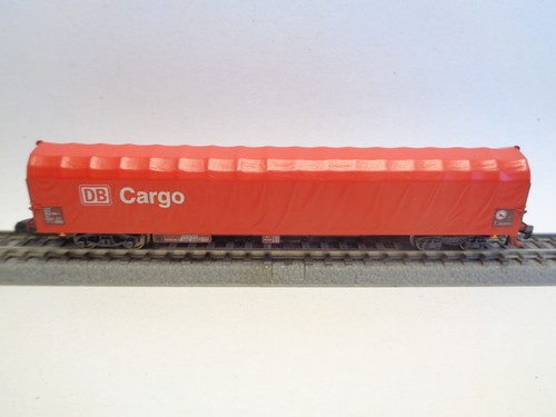 MÄRKLIN MINICLUB Schiebeplanewagen DB CARGO lang (25639) | Condition: Gebraucht
