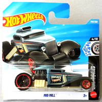Hot Wheels Mid Mill Matt Gunmetal Blau 2026 Rod Squad 4/10 Ovp