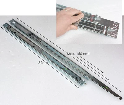 FUJITSU Rail De Support 611-10422-A 611-10421-A RX 200 RX 300 S7 S8 RL20 - Photo 1/4