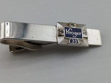  KROGER 35 Year Service Award Tie Clip Pin Diamond Employee Recognition