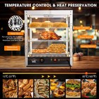 WeChef 20" Commercial Countertop Food 3-Tier Pizza Warmer with LED Adjustable — photo 2