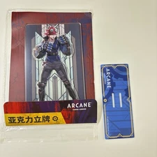 Riot Games Official Arcane:  League of Legends Acrylic Desktop Stand Plaque VI