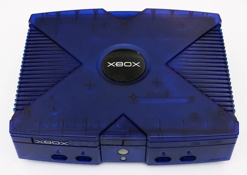 Microsoft Xbox Console System Halo 2 Ice Blue Limited Edition Asia Black Jewel