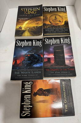 Lot of 5: The Dark Tower 4Books And Under The Dome  by Stephen  PB