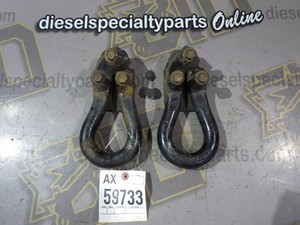2003 2004 FORD F350 F250 XL 6.0 DIESEL ZF6 4X4 CREWCAB TOW HOOKS ( SET OF 2 )
