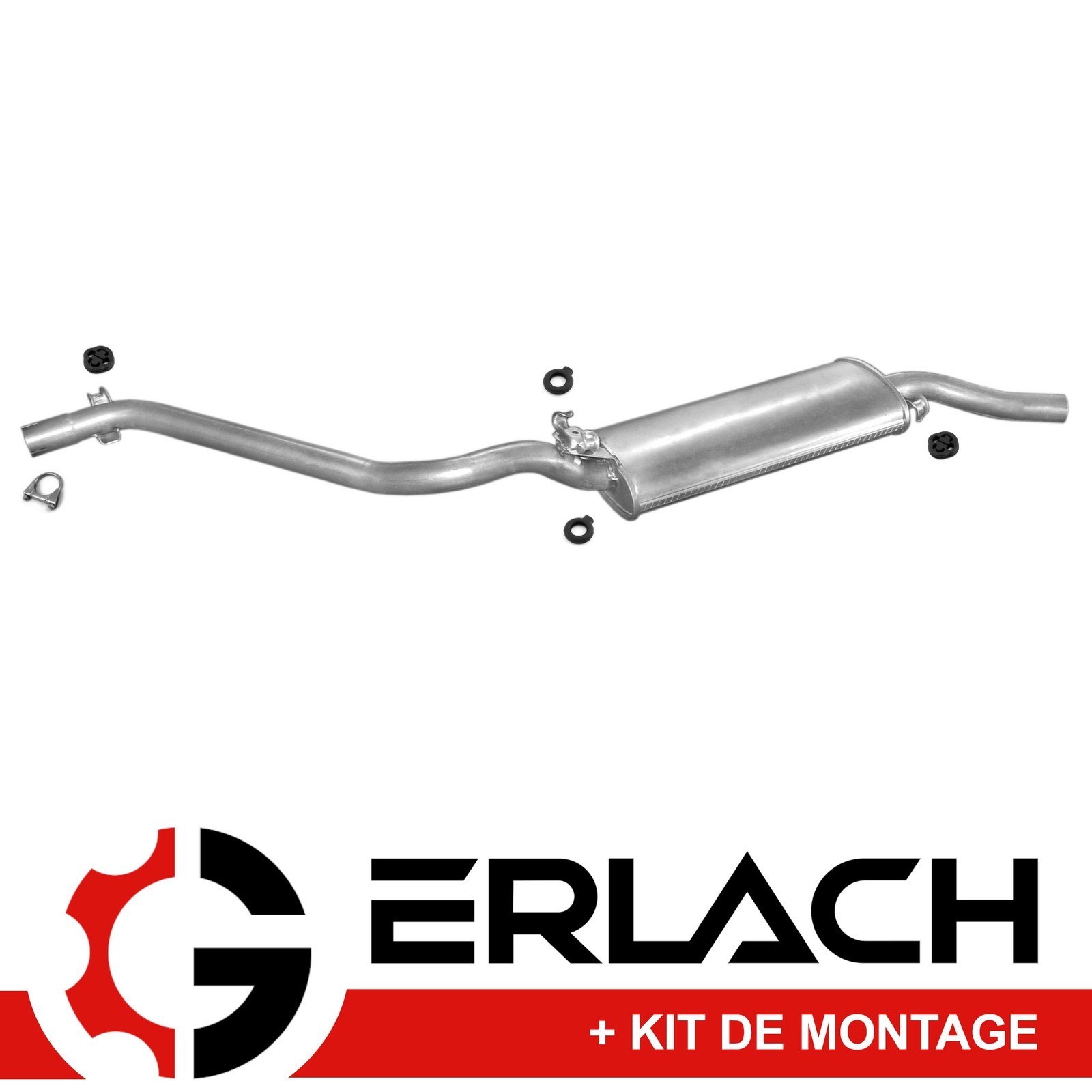 Silencieux arriere pour restaurer la ligne d'echappement de votre VW Golf II 1.3 1.6 D 743
