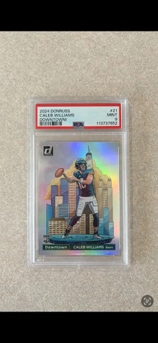 2024 PANINI DONRUSS DOWNTOWN! #21 CALEB WILLIAMS PSA 9