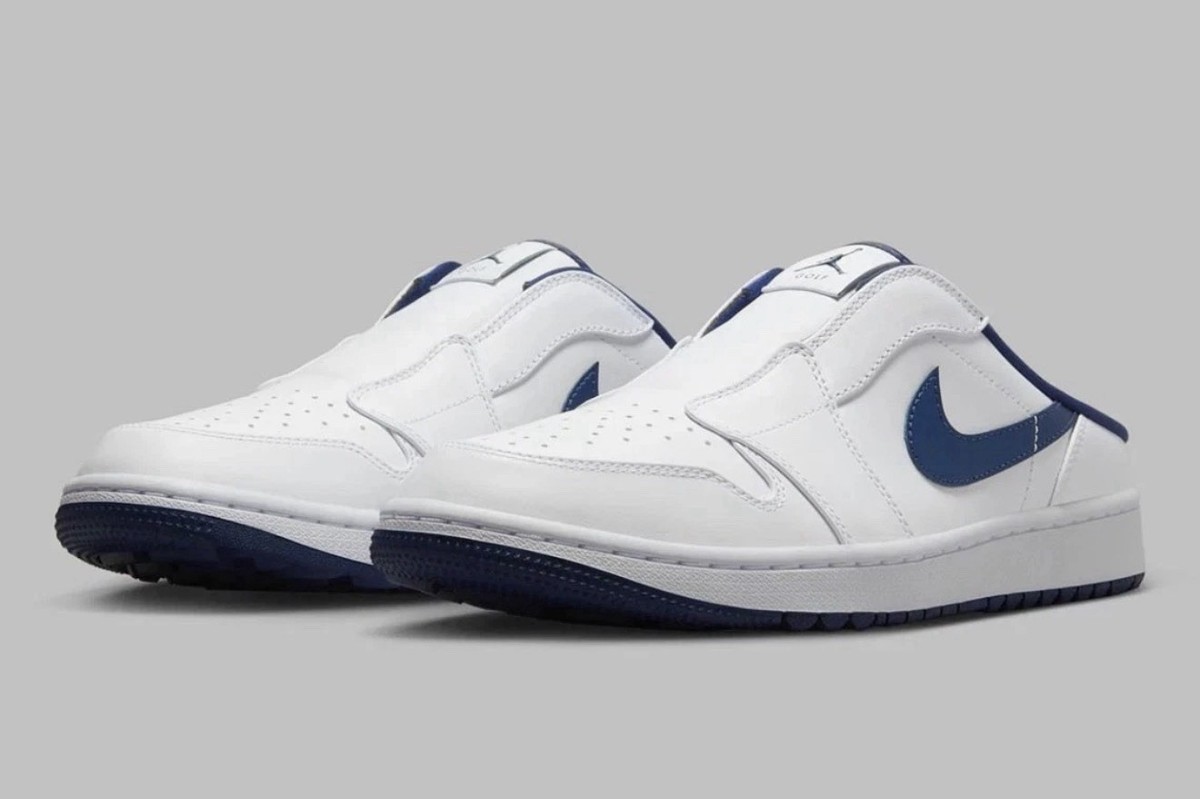 Nike Air Jordan Mule FJ1214-103 28.5㎝ Nike Air Jordan 1 Mule Golf White Midnight Navy FJ1214-103 Men's