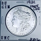 1921 BU GEM MORGAN SILVER DOLLAR UNC MS+++ U.S. MINT RARE COIN 8816