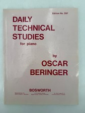 Bosworth Daily Technical Studies Piano Book Oscar Beringer Edition 267