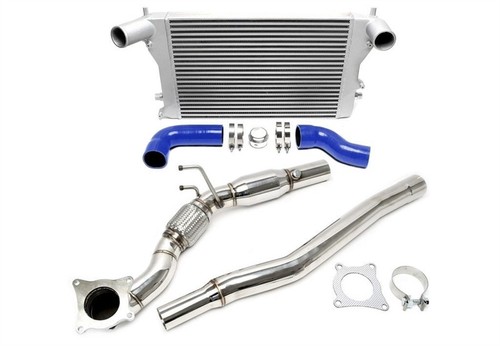 UPGRADE LLK + Downpipe Kit mit Kat für Audi A3/S3 8P TT-S 8J VW Golf VI R 1K - Afbeelding 1 van 3