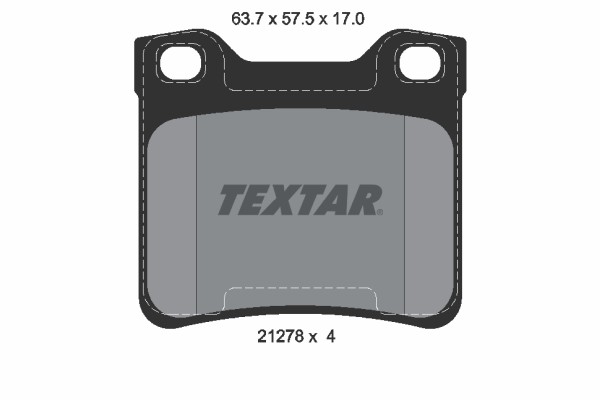 Bremsbelagsatz FÜR Peugeot 406 (8B), Peugeot 406 Break (8E/F) - Textar 2127803-image