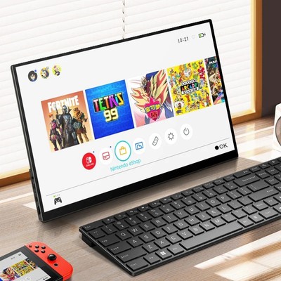 Tablet Touch Tragbarer Monitor Handy PC Gaming Externer Erweiterungsbildschirm U