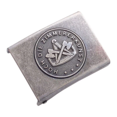 Koppelschloss Zimmermann Zimmerer Handwerk Zunft für 4,5 cm breite Koppelgürtel