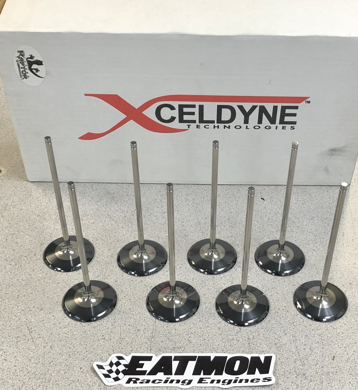 NEW NASCAR XCELDYNE TITANIUM VALVES 2.200 X 6.080 X 6MM DLC COATED eBay