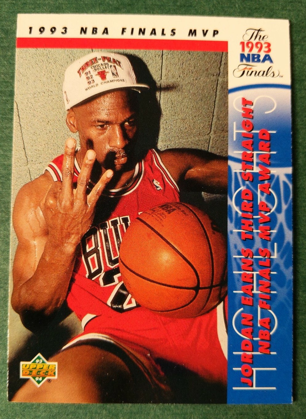 Michael Jordan 1993-94 Upper Deck #204 MVP Finals Award Chicago Bulls