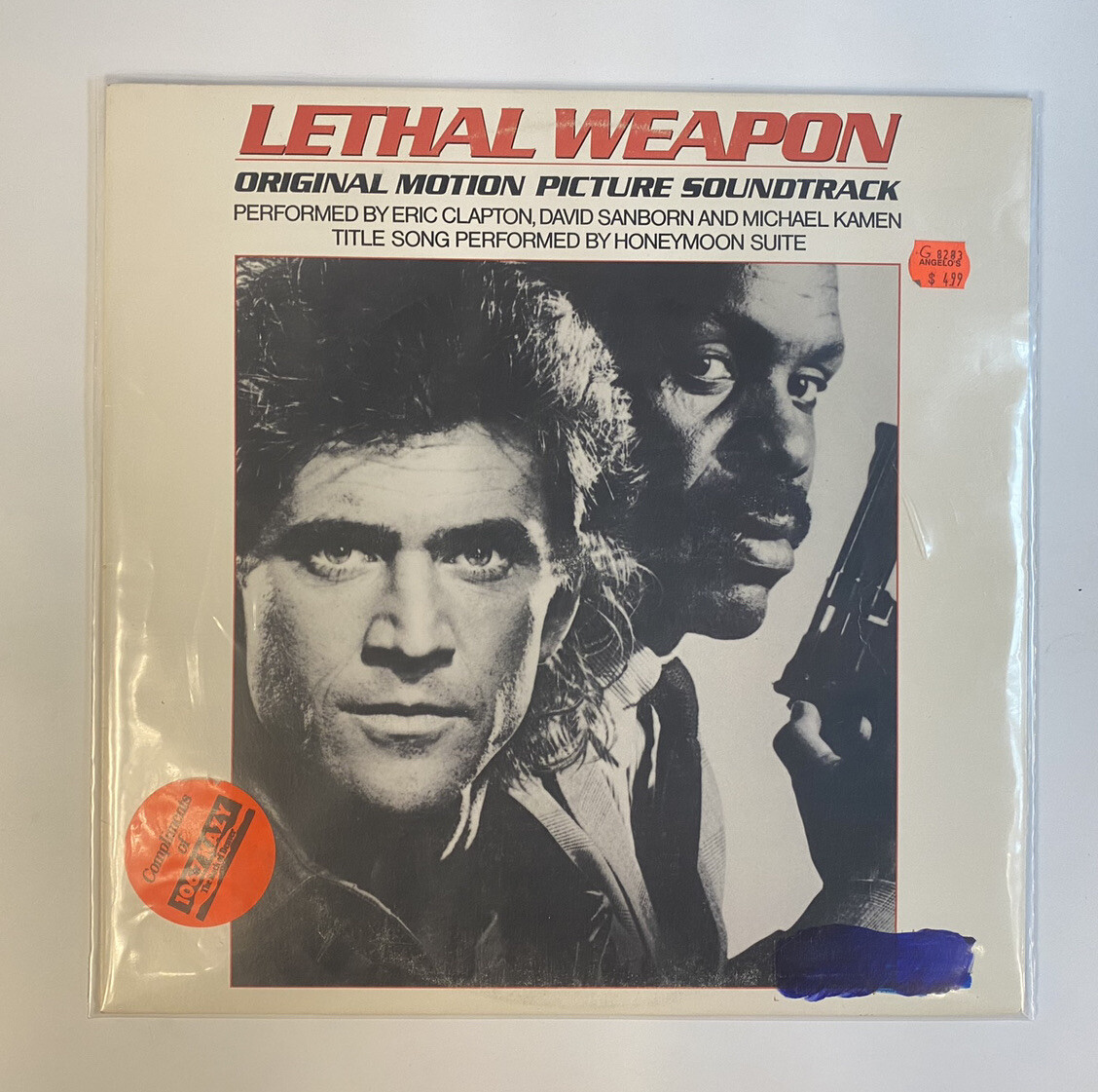 Eric Clapton David Sanborn Lethal Weapon Original Motion Warner