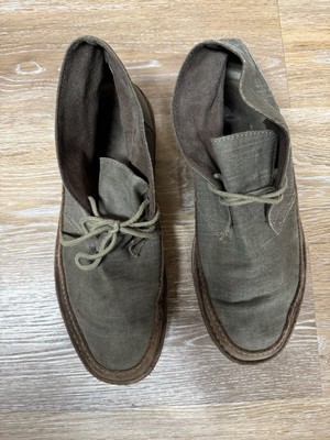 Clarks Bushacre Rand Gray Leather Chukka Boot Mens Size 9.5m  display picture 2