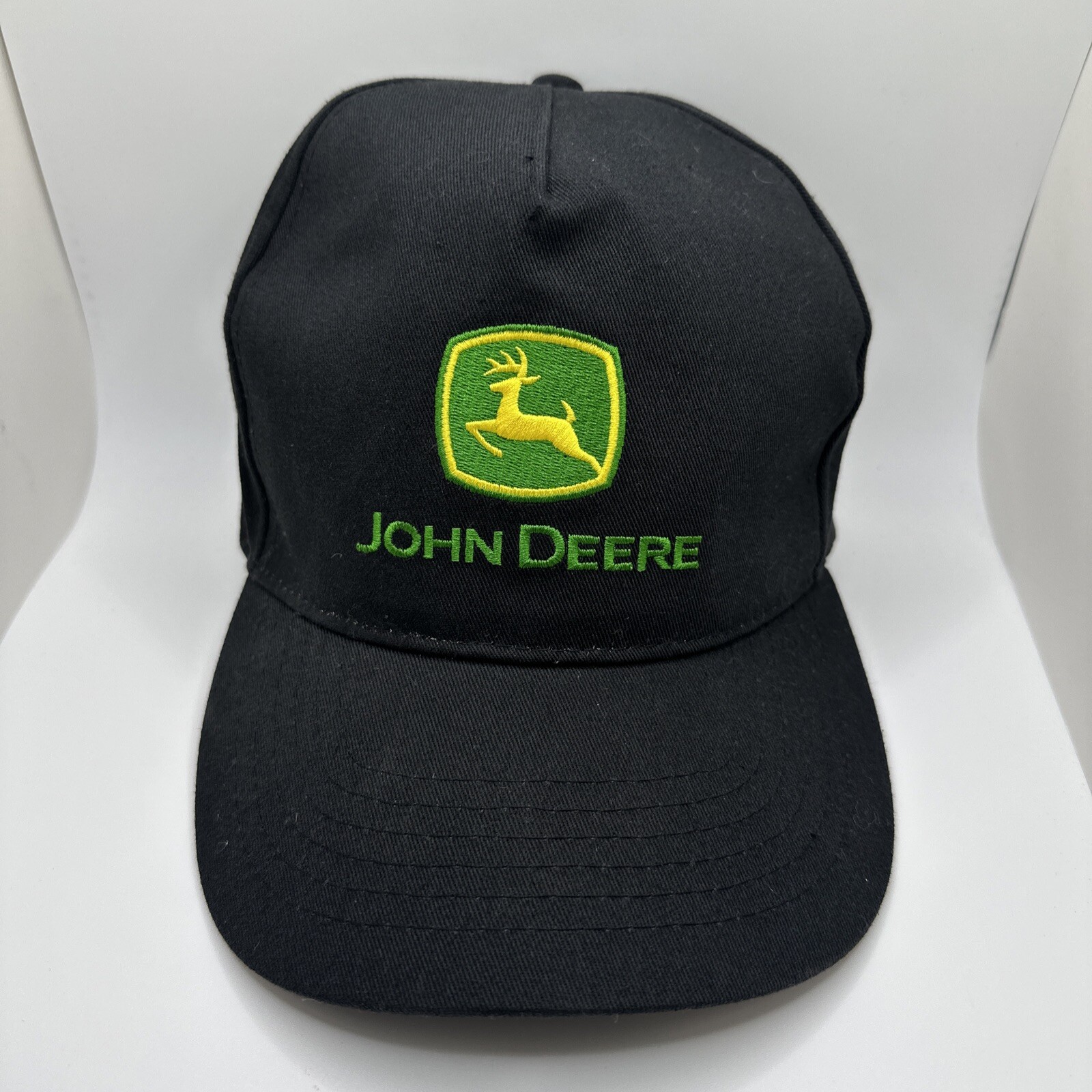 John Deere Hat Black Adjustable SnapBack - image 1