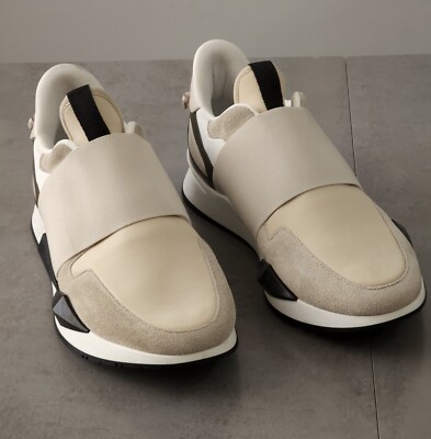 GIVENCHY WOMEN'S SLIP IN ELASTIC SUEDE RUBBER SNEAKERS/RUNNERS  5.5/35.5 NR MINT